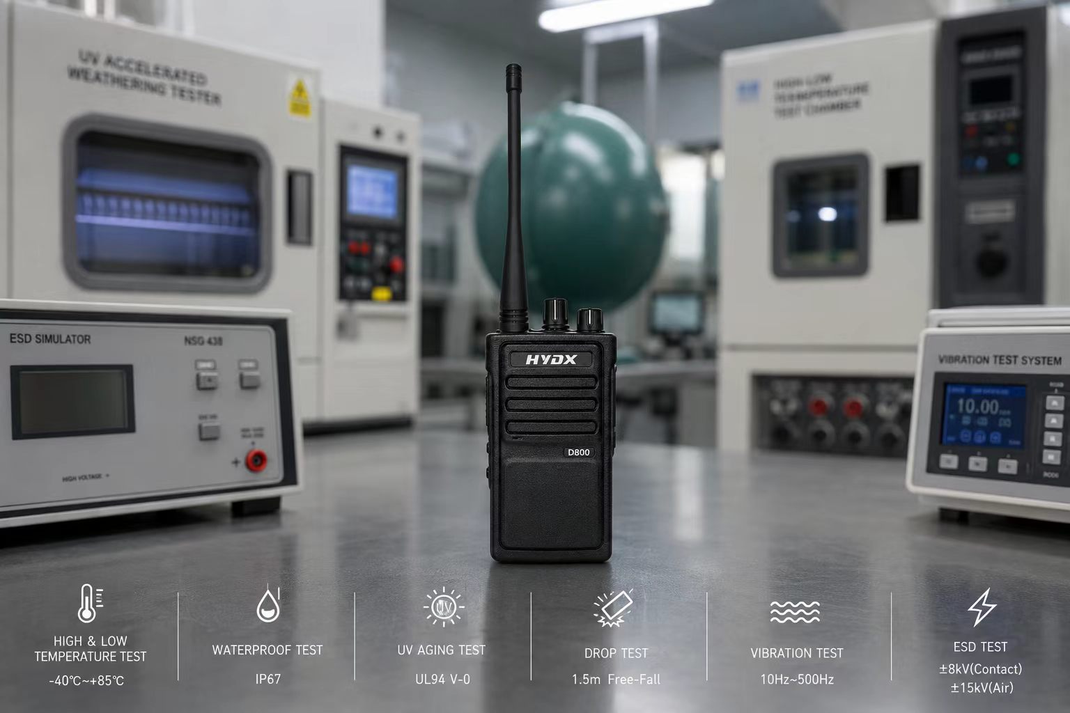 Pruebas de fábrica para walkie-talkies: una visión general profesional integral.