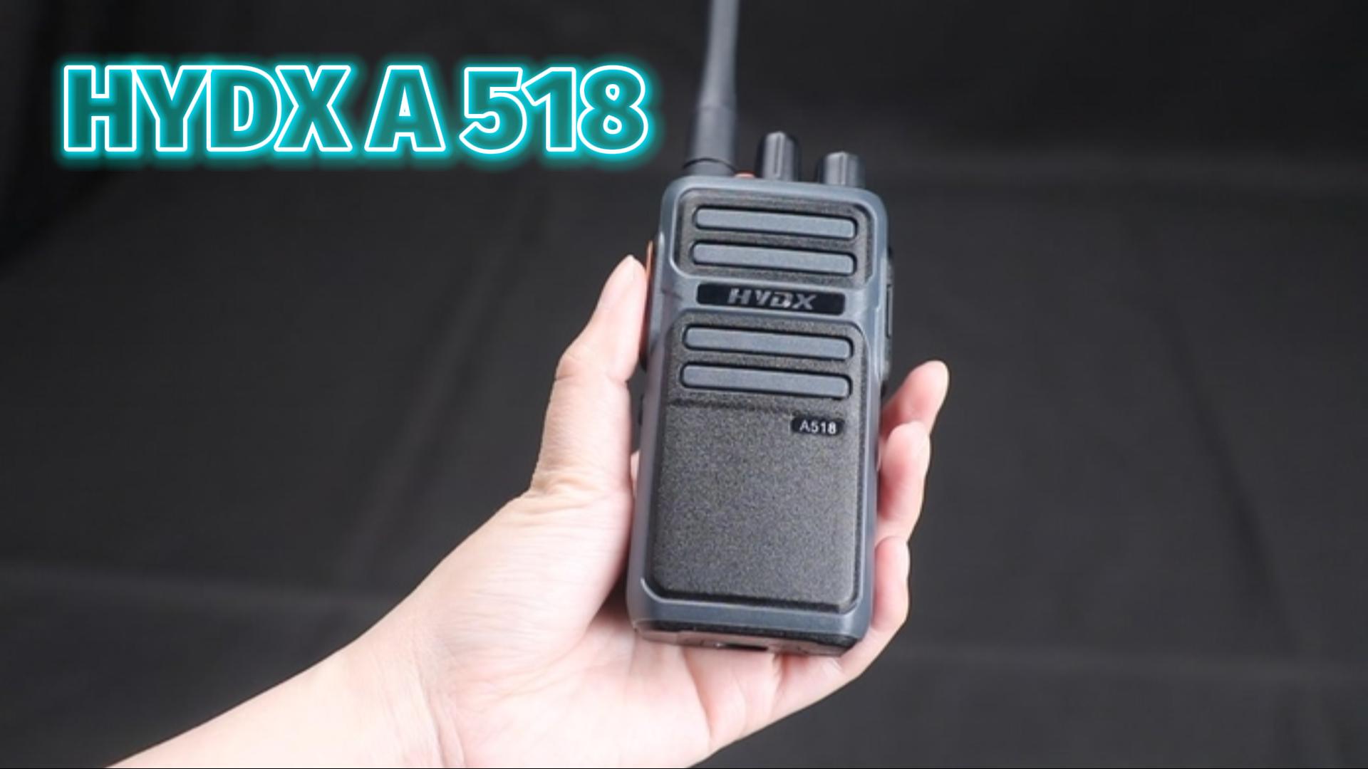 Radio de dos vías UHF de mano A518 2W